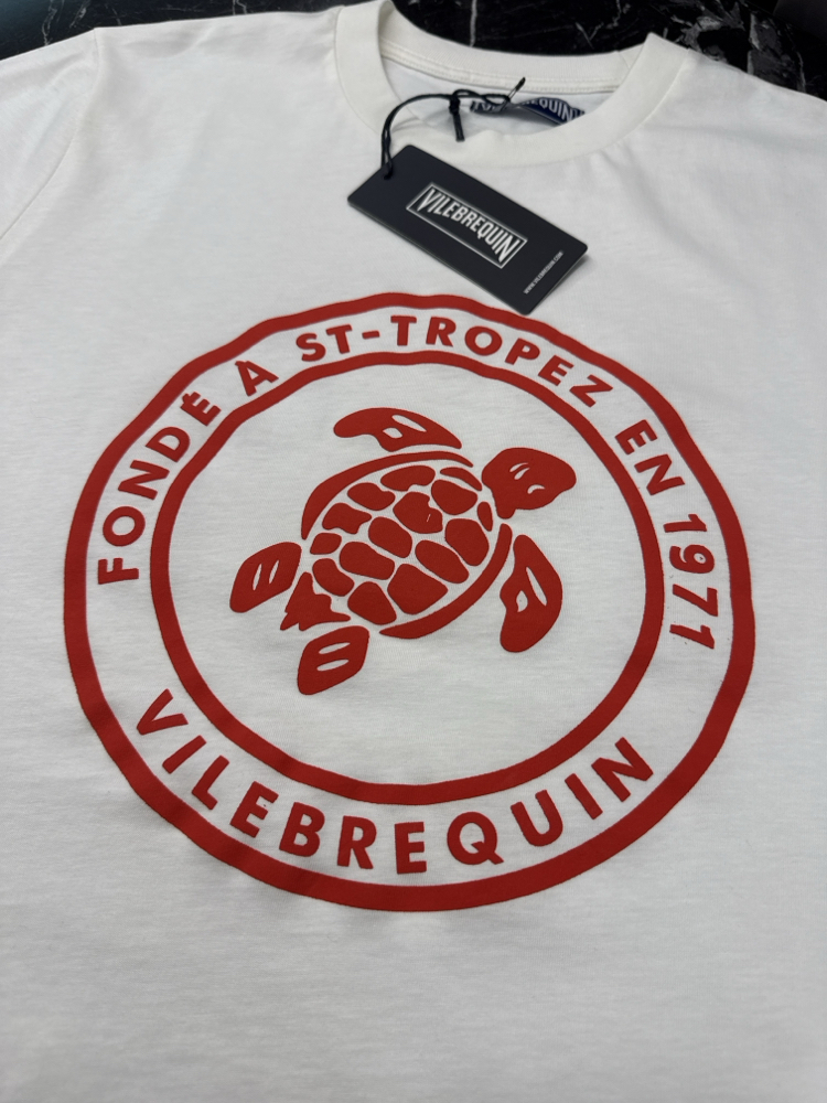 VILEBREQUIN Kaplumbağa Baskılı T-shirt