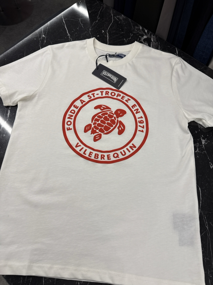 VILEBREQUIN Kaplumbağa Baskılı T-shirt
