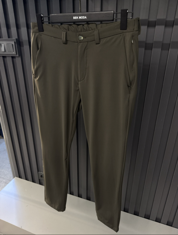 Modal  Kırışmayan Kumaş Jogger Pantolon(1102-Haki