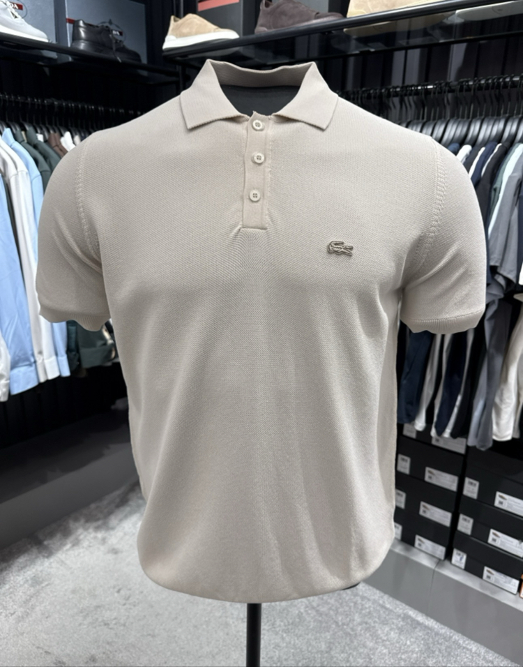  Rayon kırışmayan Kumaş Triko polo yaka  (5054-Bej)