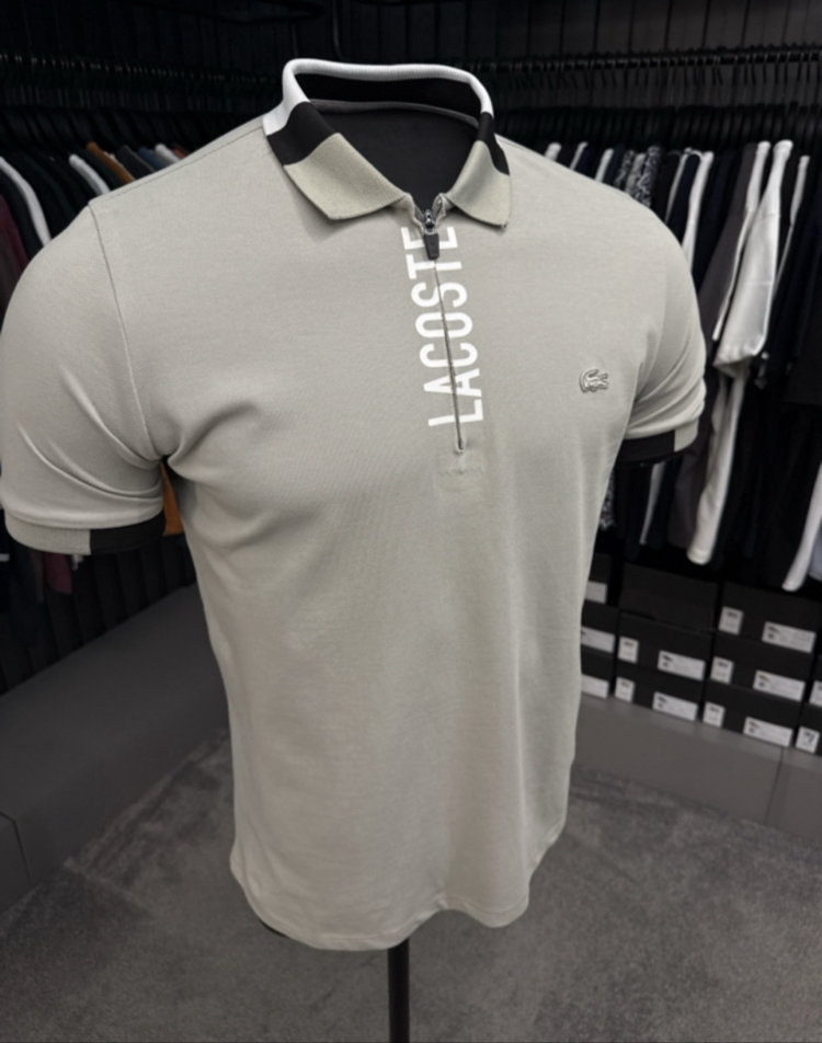 Detaylı Polo Yaka (26110-Gri) 