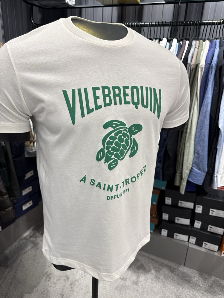 VILEBREQUIN Kaplumbağa Baskılı T-shirt