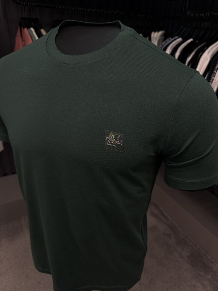 Premium Etro T-shirt (2238-Koyu Yeşil)