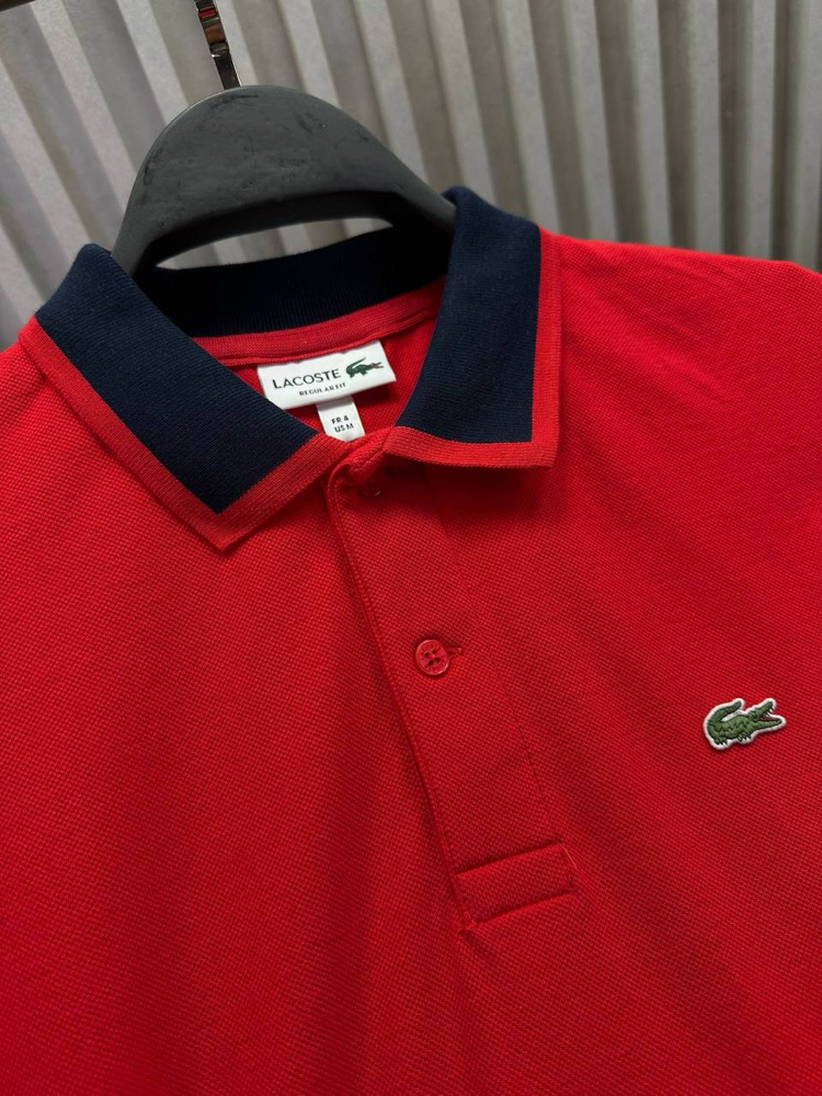 Detaylı Polo Yaka (10019-Kırmızı)