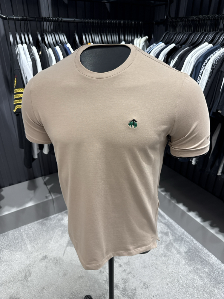 Premium Brooks Brothres T-shirt (2245-Bej)
