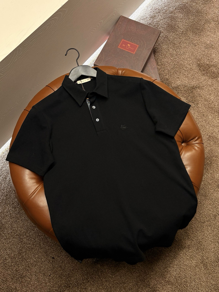 Etro Polo Yaka (3374-Siyah)