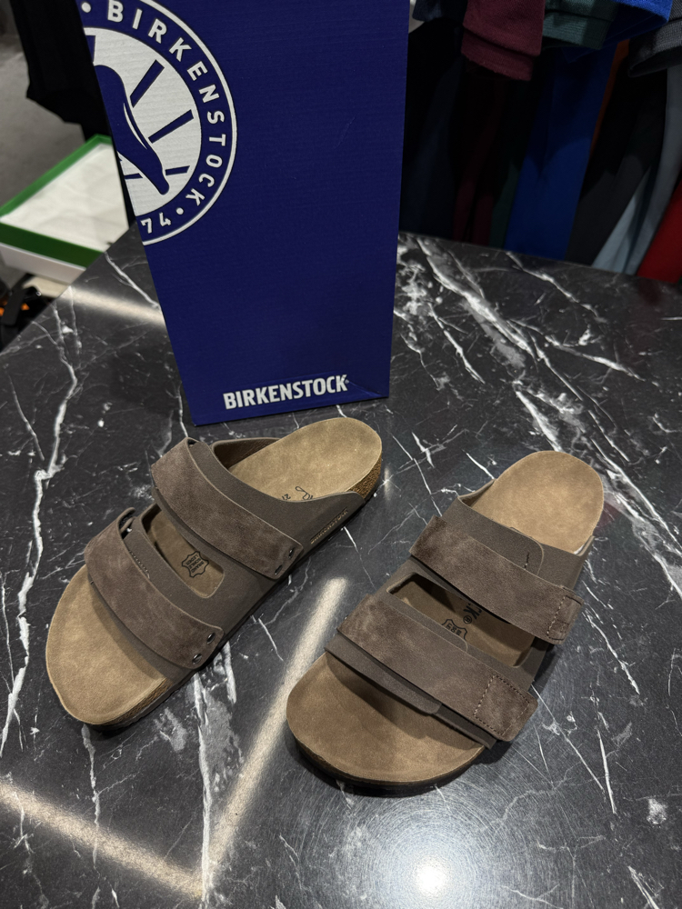 Birkenstock Yeni Sezon Cırtlı Terlik (Kahverengi)