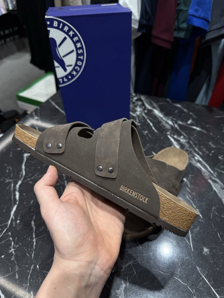Birkenstock Yeni Sezon Cırtlı Terlik (Kahverengi)