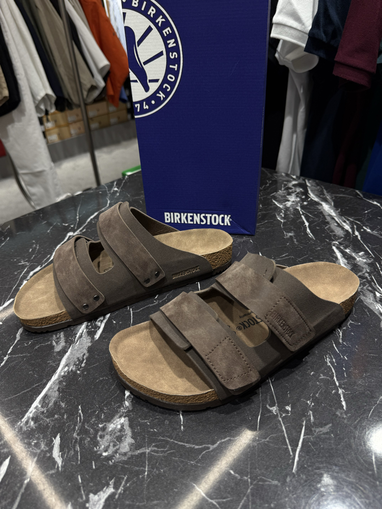 Birkenstock Yeni Sezon Cırtlı Terlik (Kahverengi)
