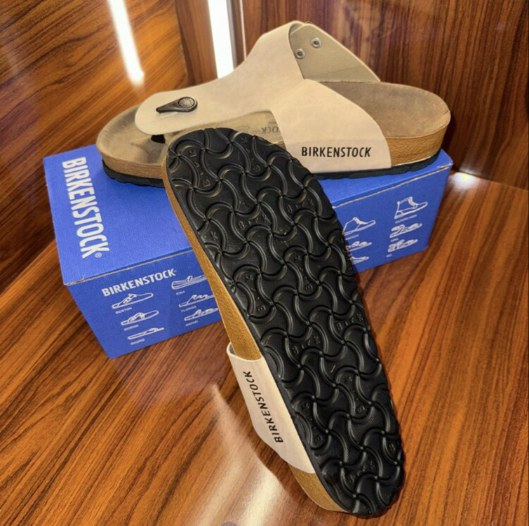 Birkenstock Gizeh Parmak Arası Terlik (Krem)