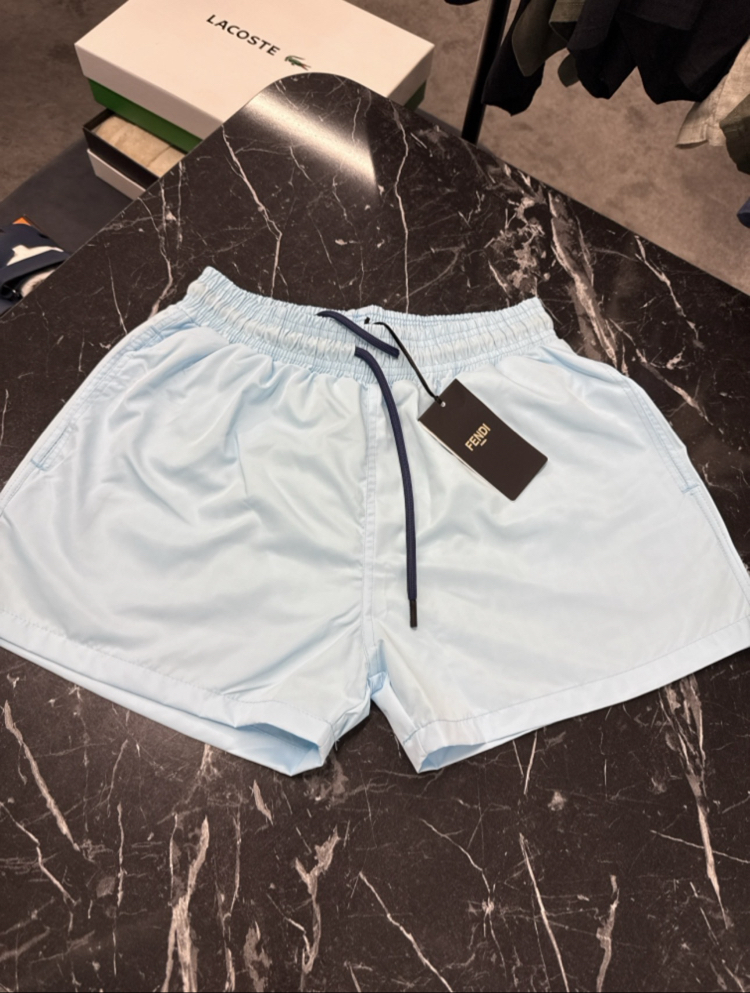 Fendi Hologram (F) Desenli Deniz Şortu (0609) 