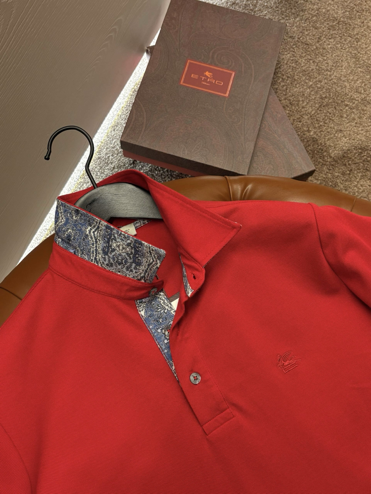 Etro Polo Yaka (3374-Kırmızı)