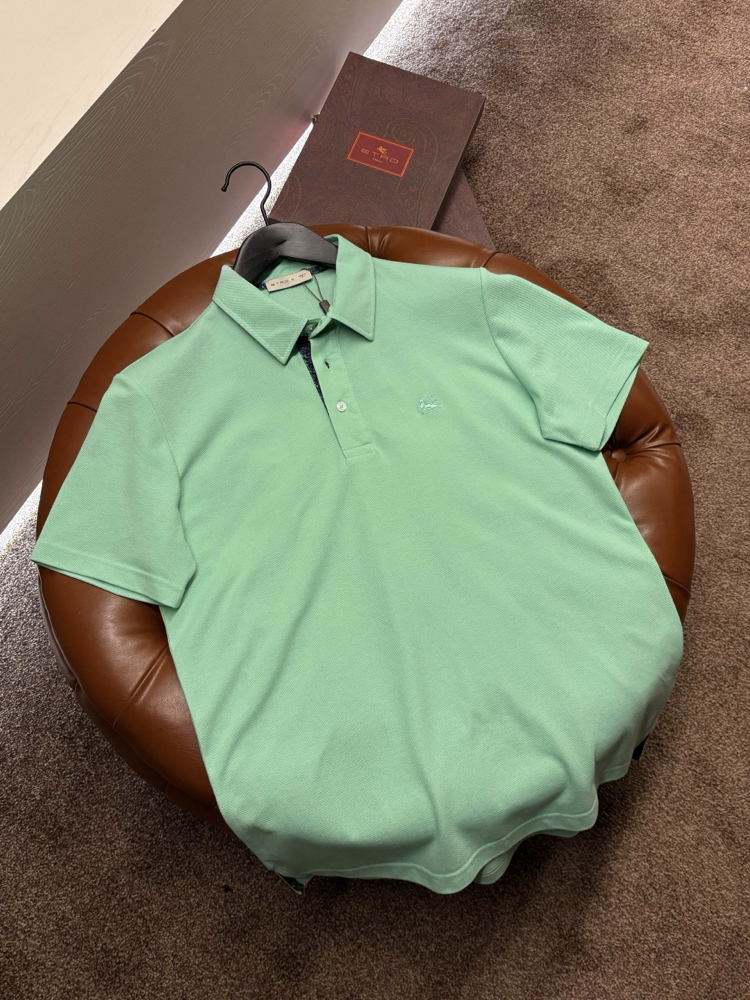 Etro Polo Yaka (3374-Nil Yeşili)