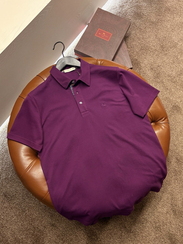 Etro Polo Yaka (3374-Mürdüm)