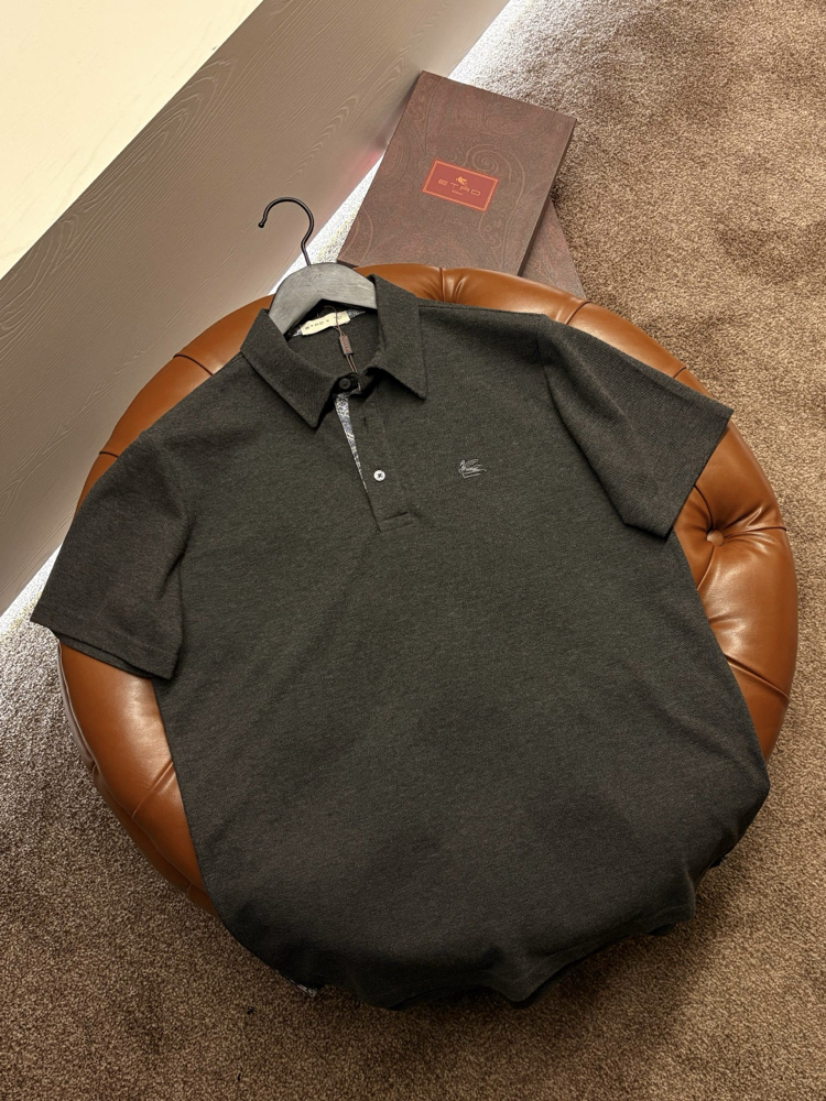 Etro Polo Yaka (3374-Antrasit)