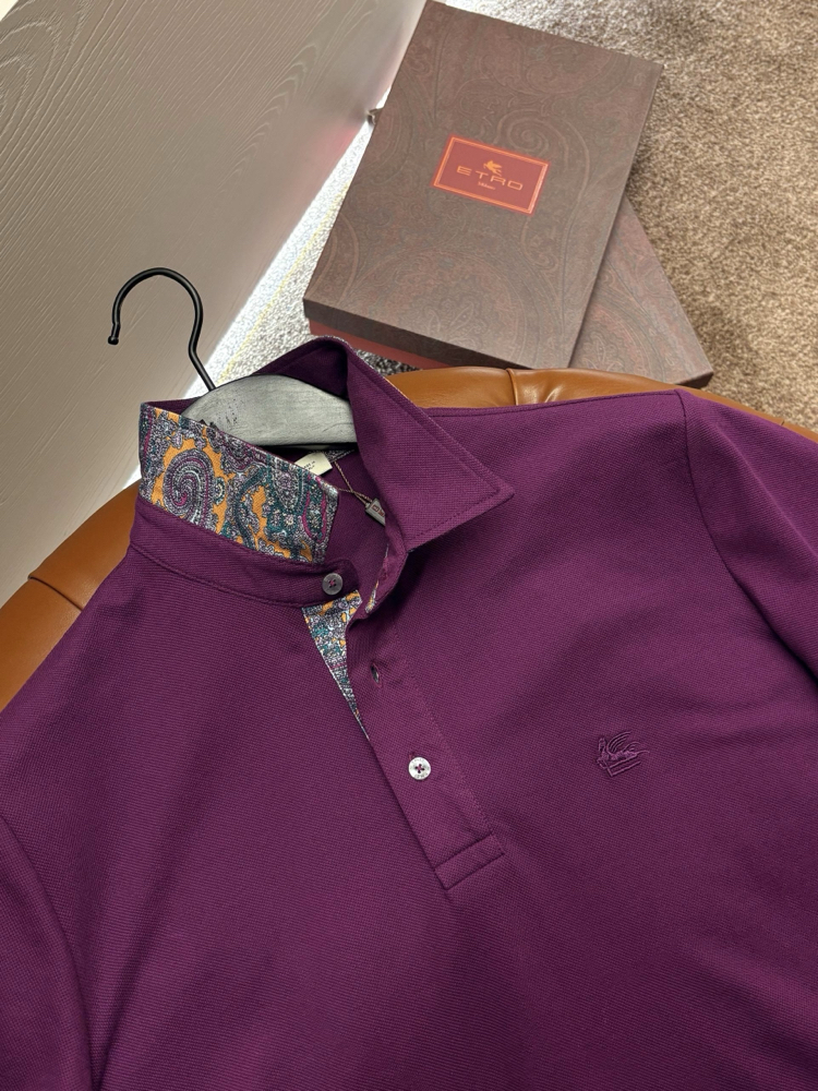 Etro Polo Yaka (3374-Mürdüm)