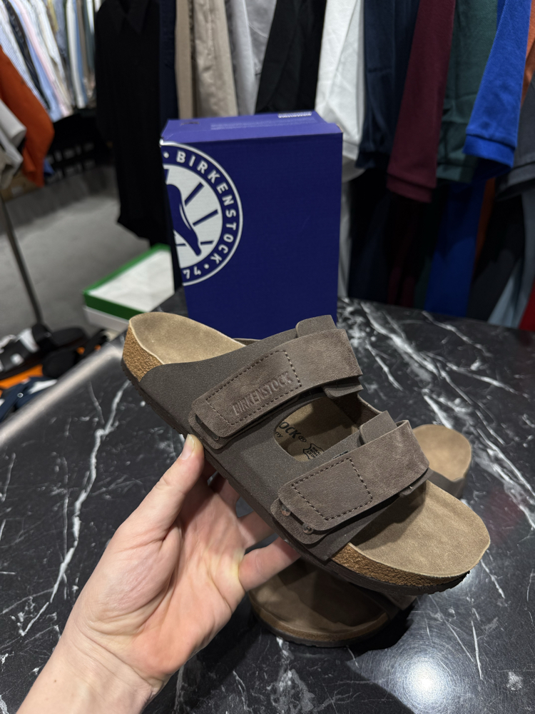 Birkenstock Yeni Sezon Cırtlı Terlik (Kahverengi)