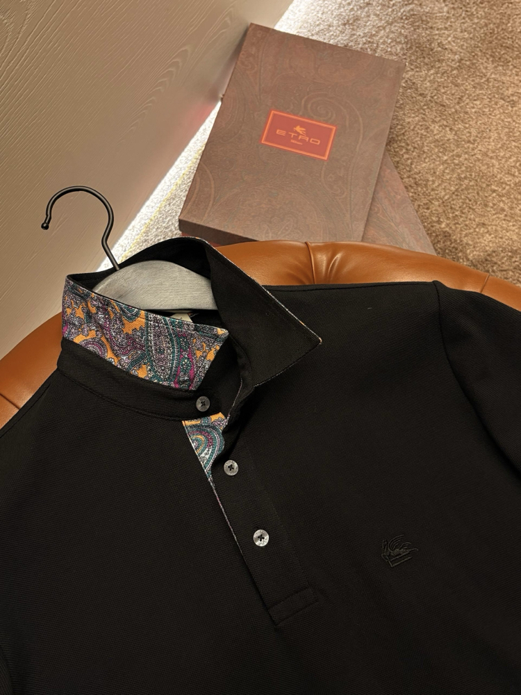 Etro Polo Yaka (3374-Siyah)