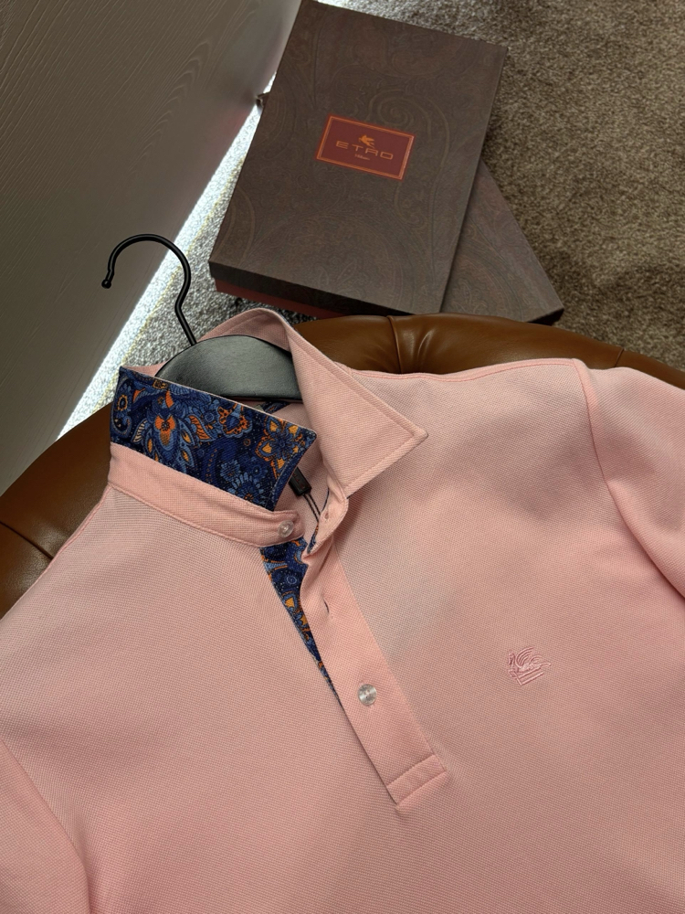 Etro Polo Yaka (3374-Pembe)