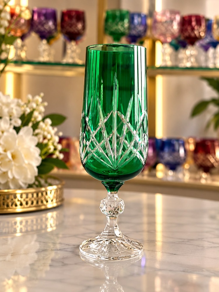 180 ML STERNA KAHVEYANI KADEH V DEKOR YEŞİL
