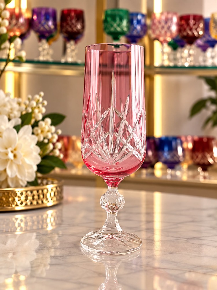 180 ML STERNA KAHVEYANI KADEH V DEKOR PEMBE
