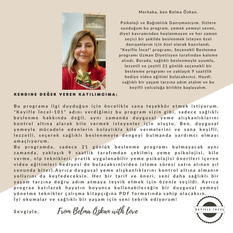 KEYİFLE İNCEL-101