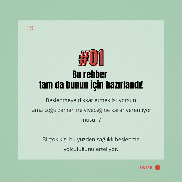 Farkındalıkla Beslenmeyi Destekleyen Öğünler-7 Günlük 