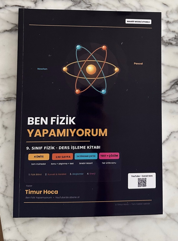 9. sınıf maarif fizik ders kitabı 