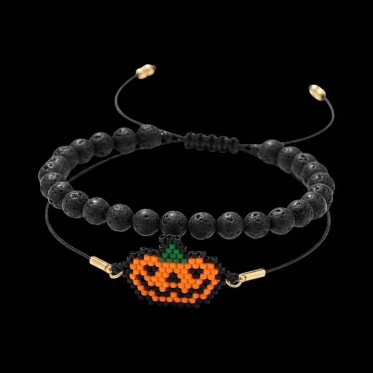Cadılar Bayramı / Halloween Temalı İkili Bileklik Seti