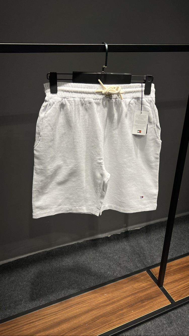 Tommy Hilfiger Premium Keten Şort