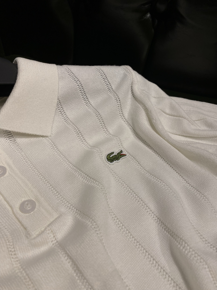 LCST - Premium Beyaz Triko Polo Yaka