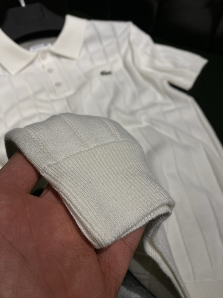 LCST - Premium Beyaz Triko Polo Yaka