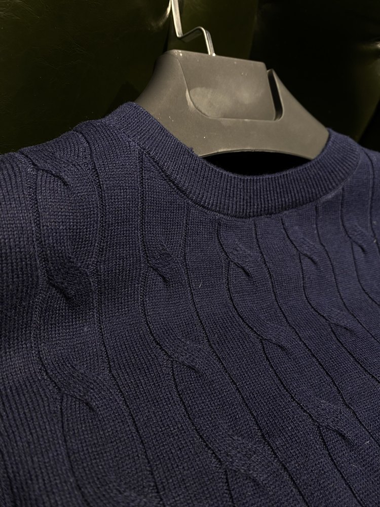 Tommy Hilfiger- Premium Lacivert Triko Kazak