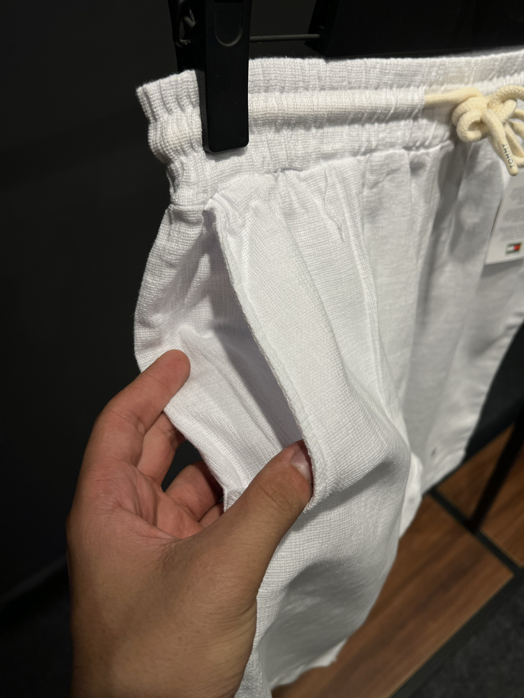 Tommy Hilfiger Premium Keten Şort