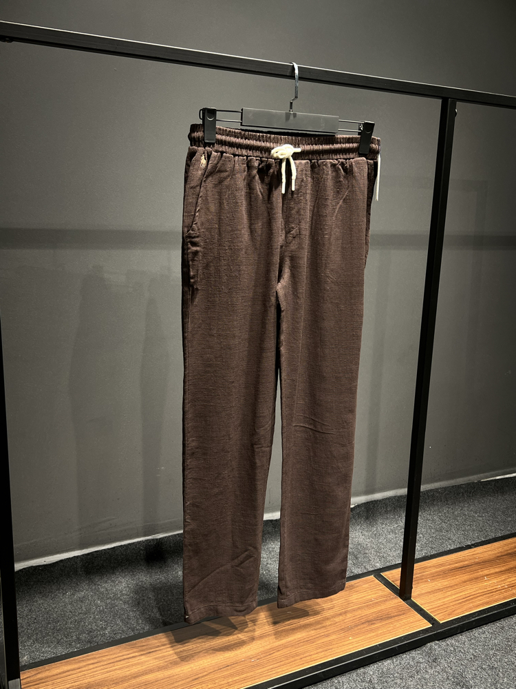 RL Premium Keten Kahverengi Pantolon