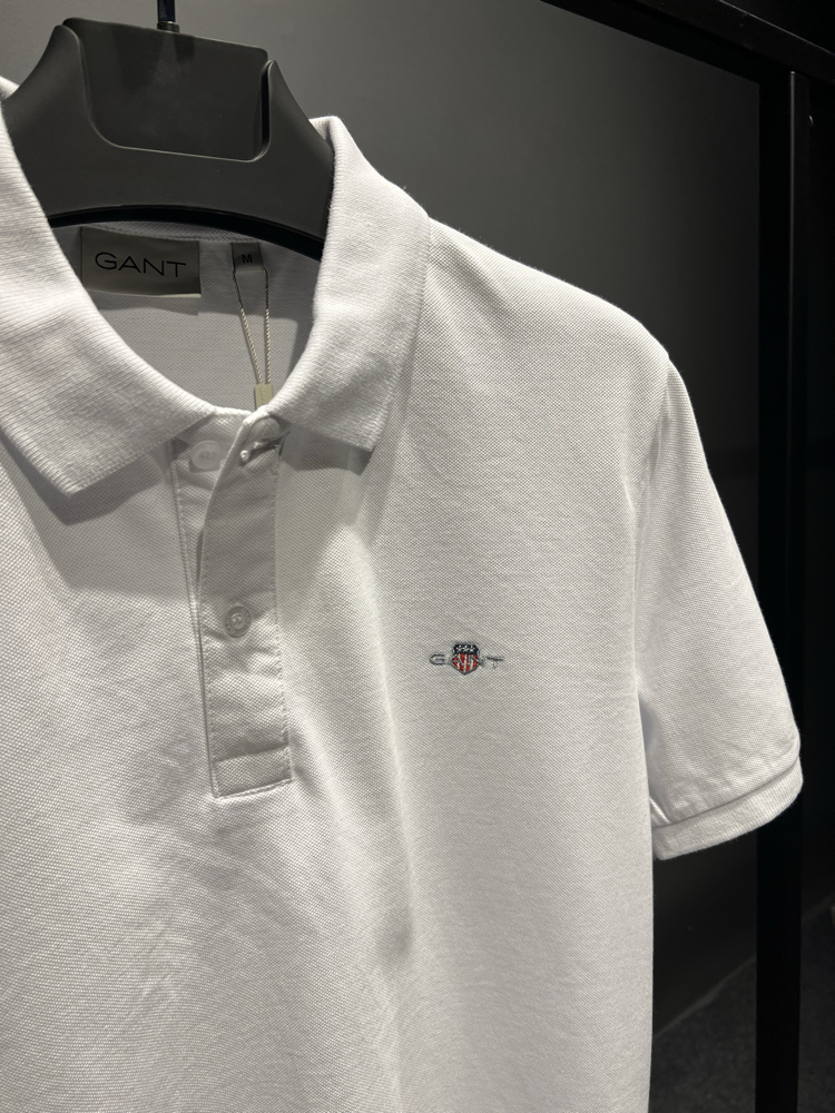 GANT Premium Beyaz Polo Yaka