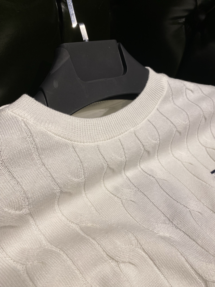 Tommy Hilfiger- Premium Beyaz Triko Kazak