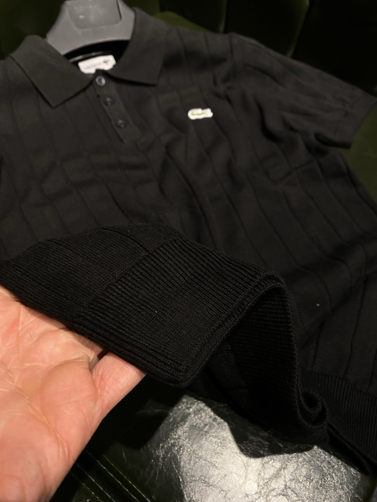 LCST - Premium Siyah Triko Polo Yaka
