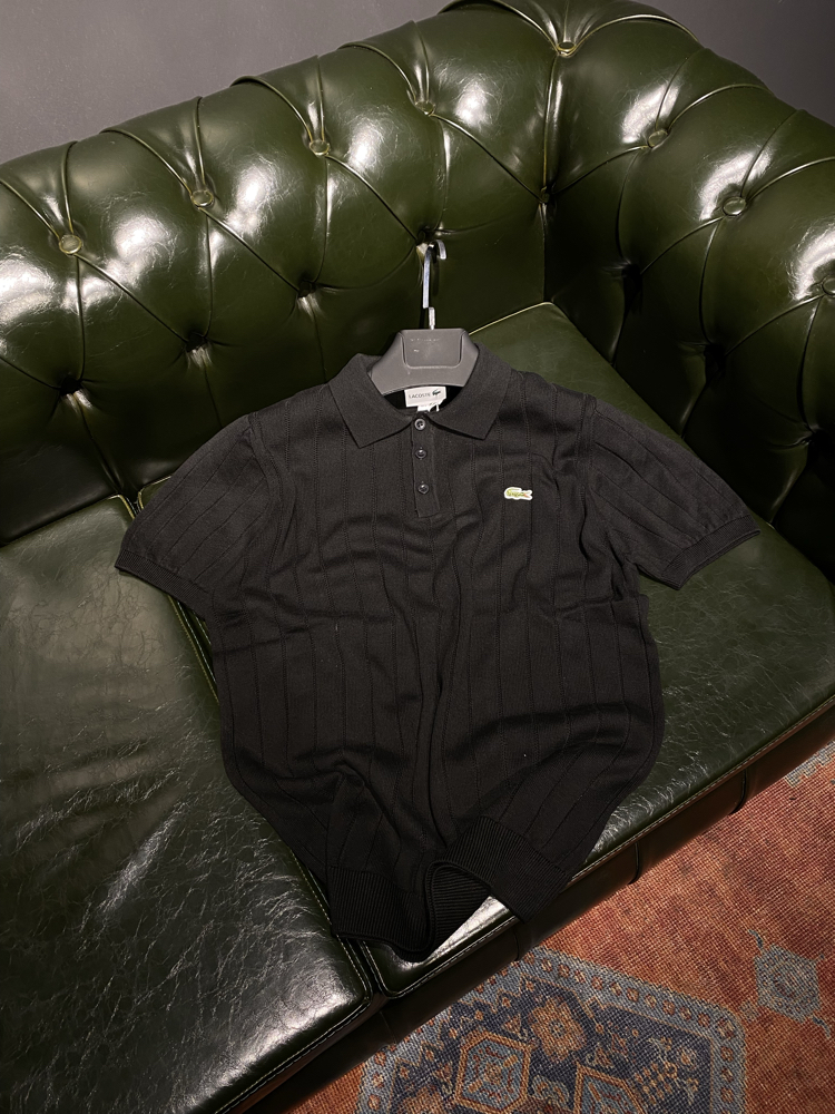 LCST - Premium Siyah Triko Polo Yaka