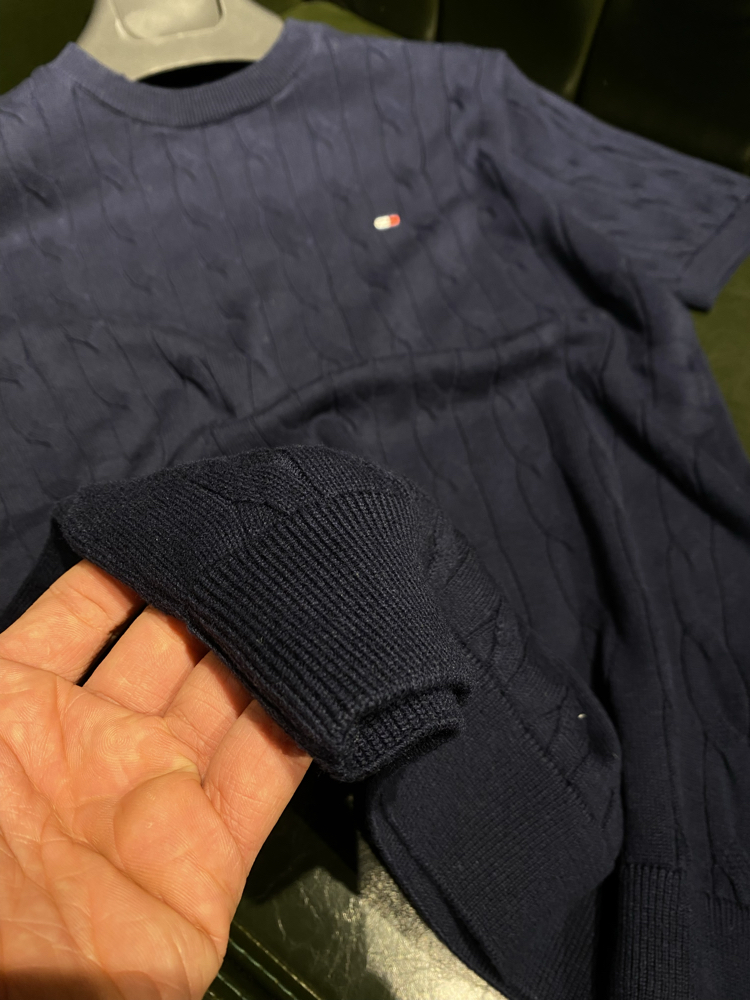 Tommy Hilfiger- Premium Lacivert Triko Kazak