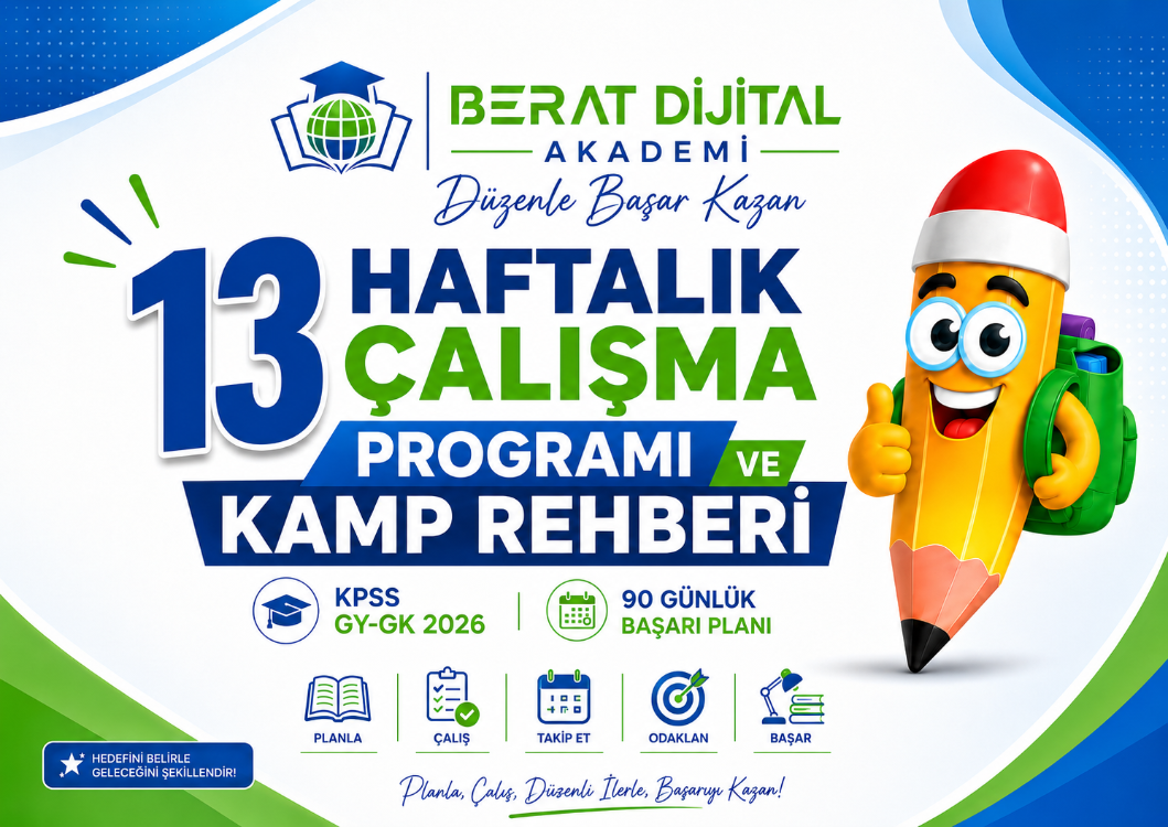 KPSS 90 Günlük Program + Excel Takip Sistemi