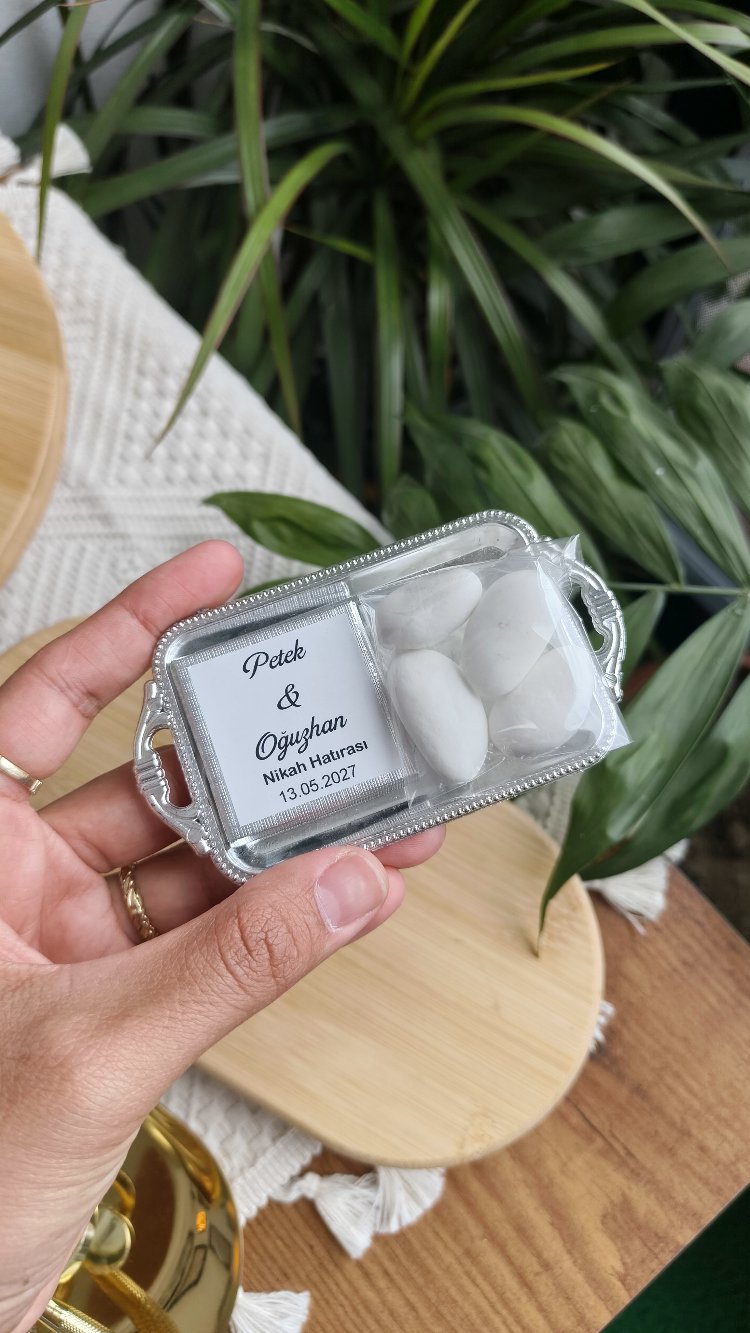 Mini tepsi nikah şekeri