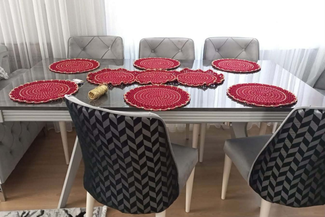 Estetik 6 Kişilik Supla Takımı