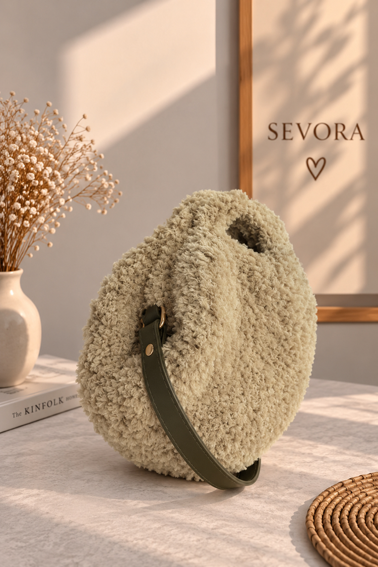 Peluş Burslu Çanta