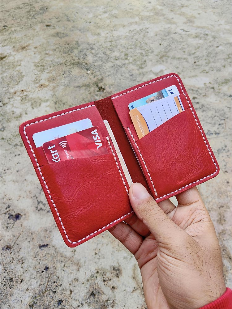Premium Dikey Deri Cüzdan~Renk Seçenekli