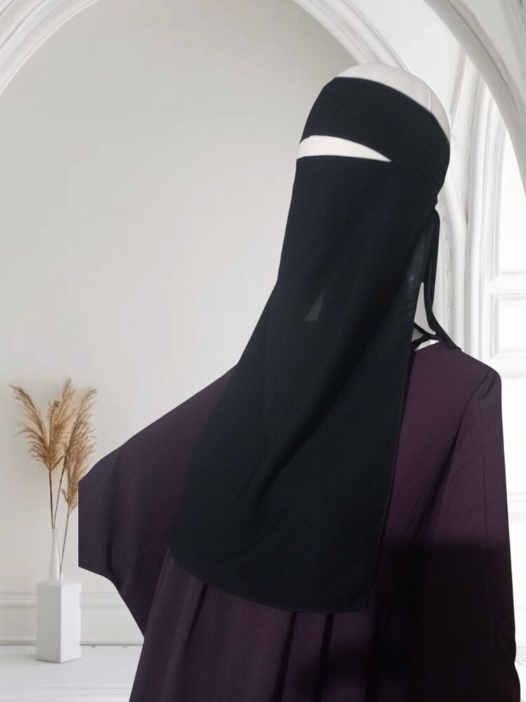 tek katlı peçe