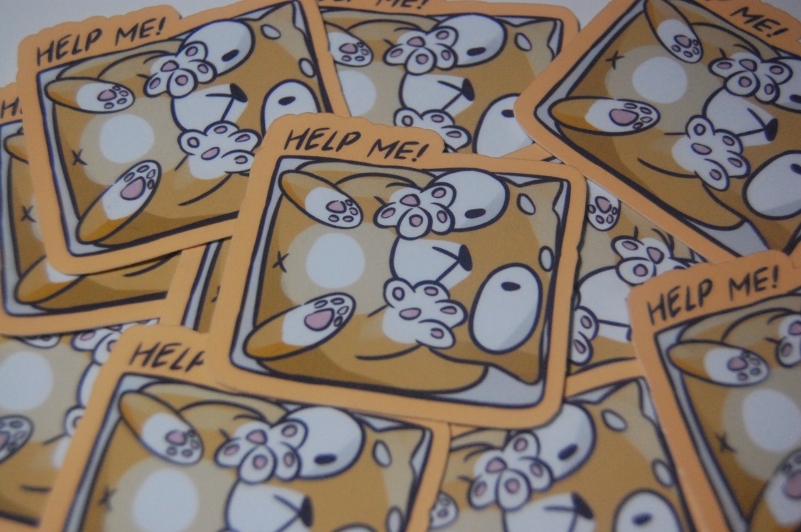 Su Geçirmez Help Me! Sticker