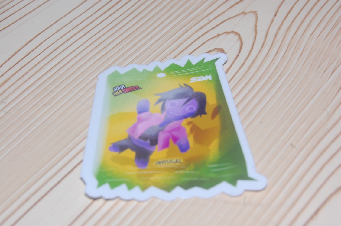 Su Geçirmez Invisigal Sour Patch Kids Sticker