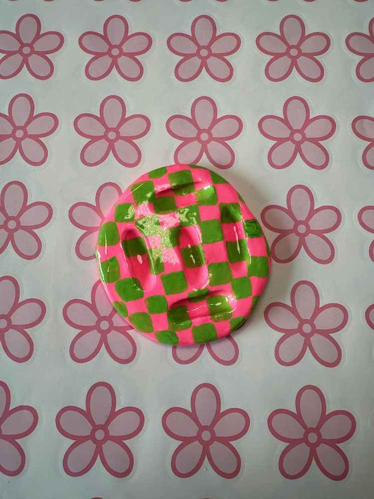 Handmade Green Ring Holder