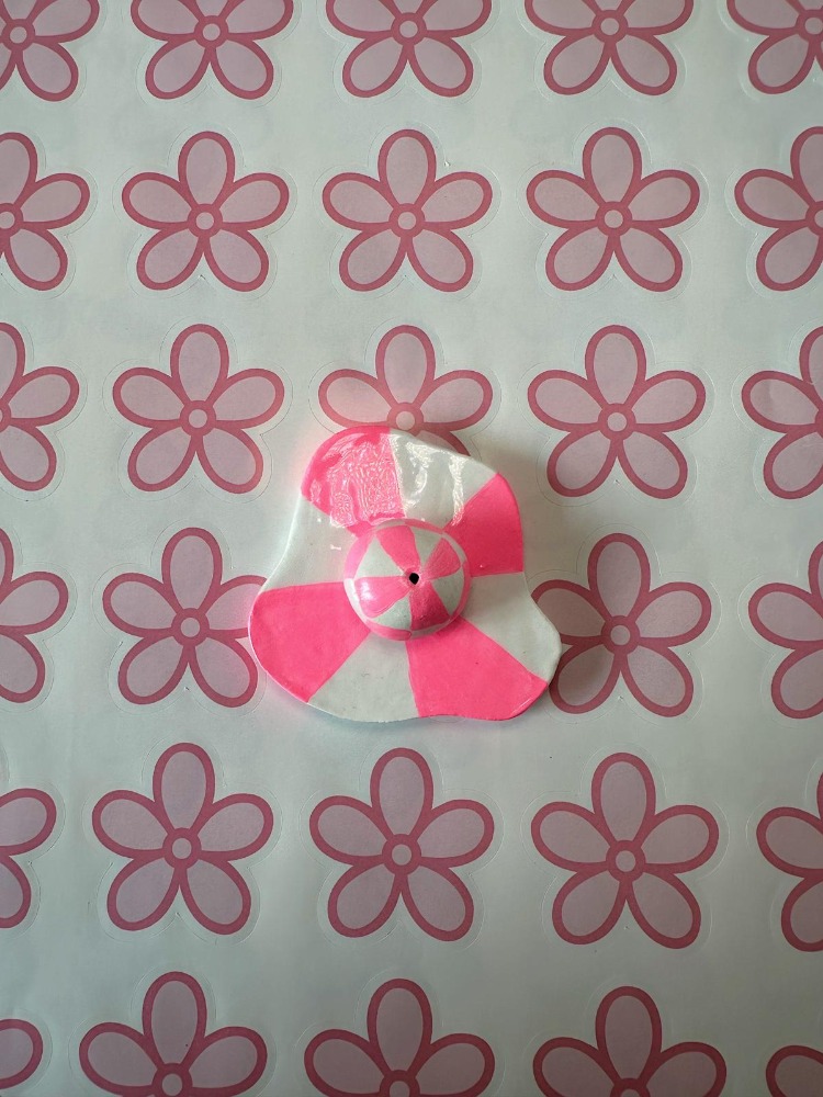 Handmade Pink Incense Holder